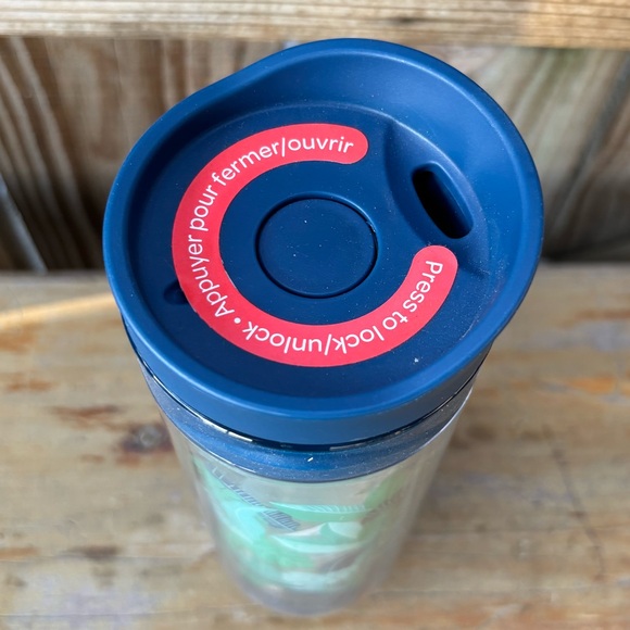 New David’s Tea Leafy Navy Iced Tea Press For Iced Tea On the Go 16oz - Picture 2 of 12